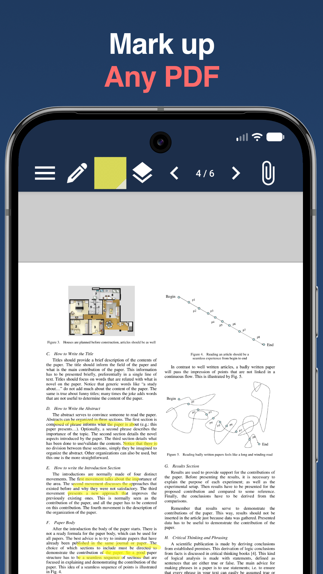 Note Taking - Mobile View