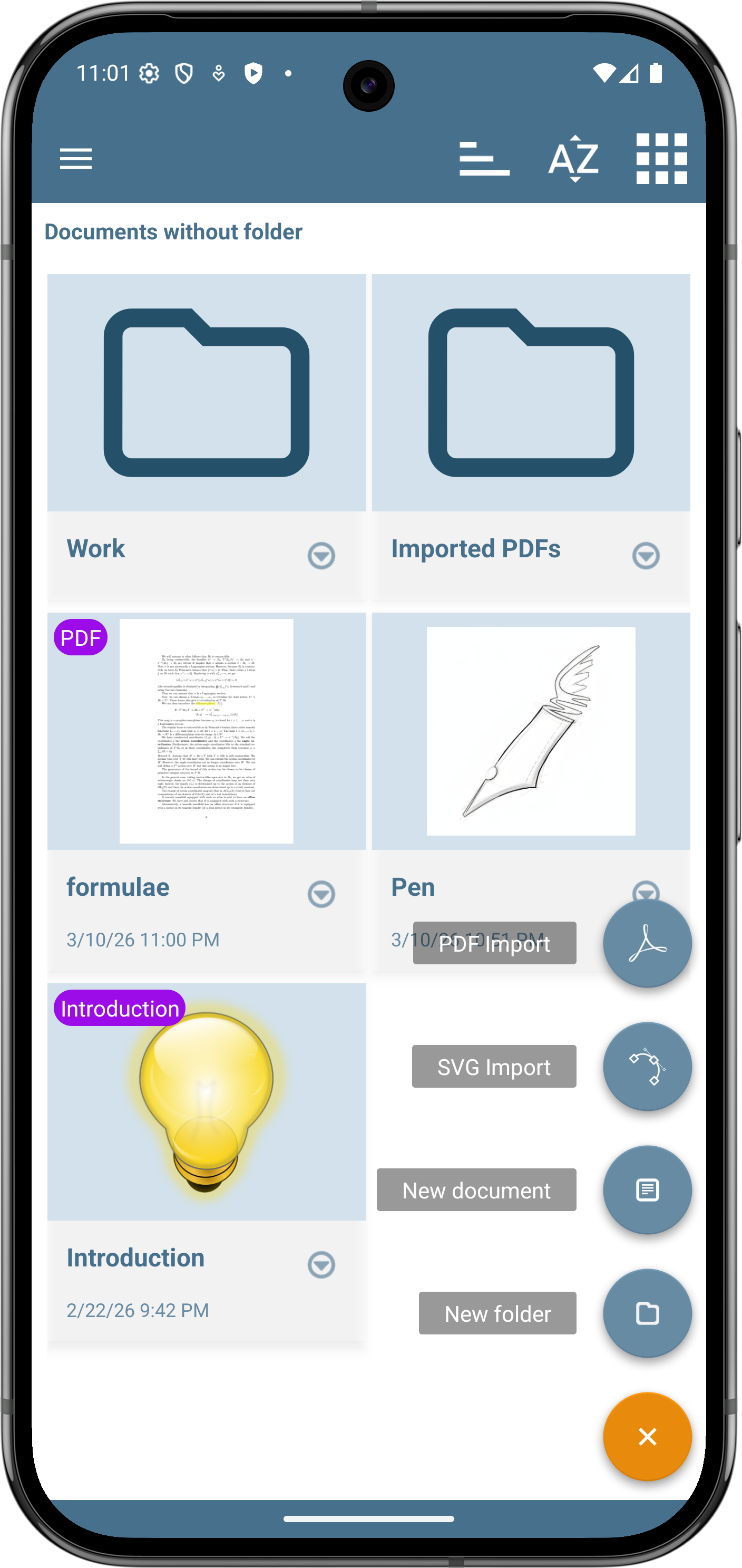 HandWrite Pro on Tablet - Mobile View