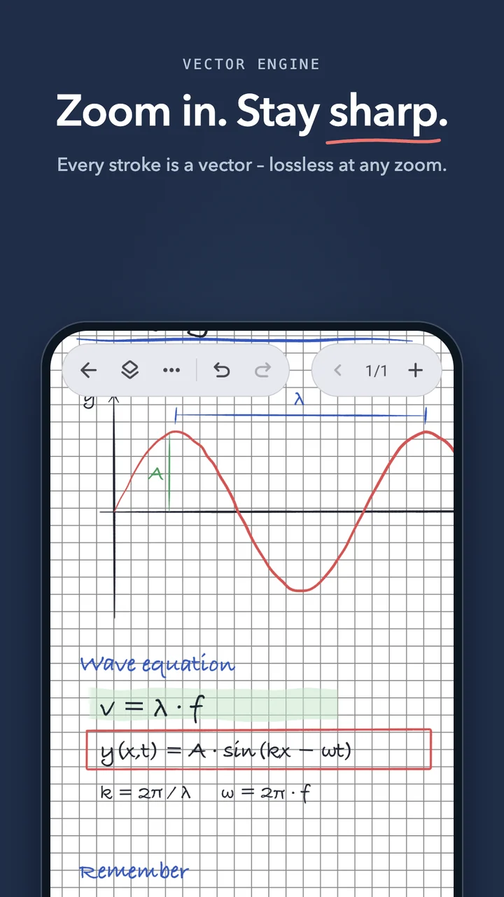 Vector engine: always sharp, always editable