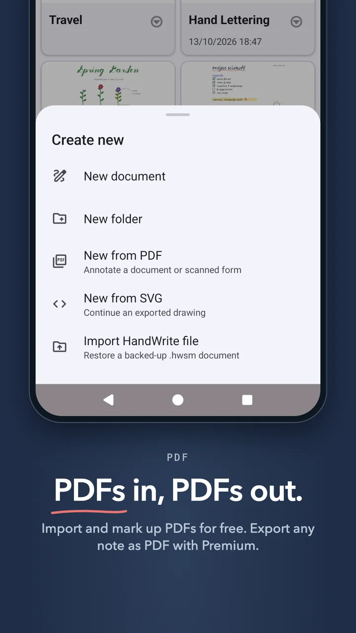 Writing & PDF