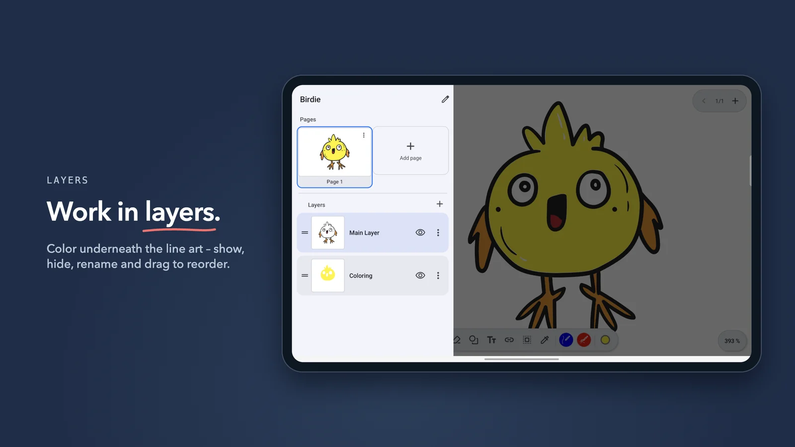 Vector engine: always sharp, always editable